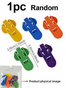 1/5pcs Colorful Can Opener And Leak-Proof Beverage Cap, One-Handed Operation Can Opener, Reusable Protective Cover, Suitable For Beer, Soda And Aluminum Cans, Perfect For Parties, Barbecues, Camping And Travel - Multicolor - View 9