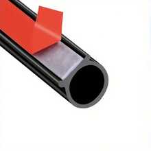 Car Hood Seal Strip, Trunk Seal Strip, D-Shaped Dust-Proof Seal Strip, Universal Car Door Seal Strip, Self-Adhesive Noise-Reducing Door And Window Rubber Strip, Universal Door Seal Strip, Self-Adhesive Rubber Door Sound-Insulating Seal Tape, Enhanced Noise-Reducing Seal Decorative Strip, Suitable For Car Doors, Windows, Trucks, RVs, All Vehicles - D-shaped Dustproof Seal Strip - View 4