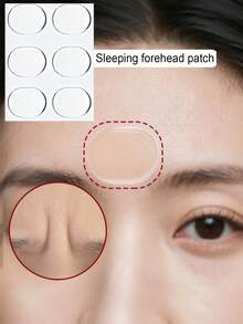 6/24/48pcs Self-Adhesive Sleep Forehead Patches, Reusable Facial Elastic Strips, Full Face Training Patches, Washable And Reusable Adhesive Patches - Multicolor - View 8