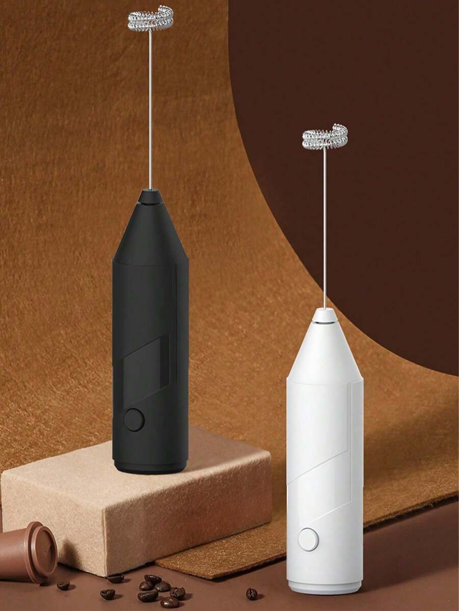 Mini Electric Milk Frother For Home Use, Handheld Milk Frother For Back To School Season - Multicolor - View 1