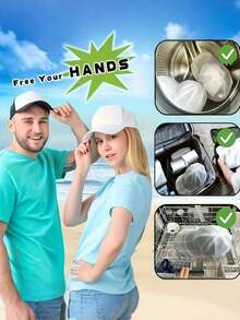 Baseball Cap Washing Rack, Laundry Bag + Rack, Mesh Hat Washing Machine, Gentle Cleaning Device, Durable Hat Laundry Cage With Drying Rack, Enhanced Dust And Impurity Protection, Suitable For Washing Machines - A - View 4
