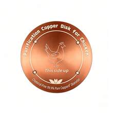 10pcs Bird Bath Copper Discs, 0.6mm Reinforced Pure Copper Cleaning Discs, Physical Water Purification, Suitable For All Seasons, Universal Fit For Outdoor Bird Baths, Bowls, Solar Bird Baths, Aquariums - Style A - View 16