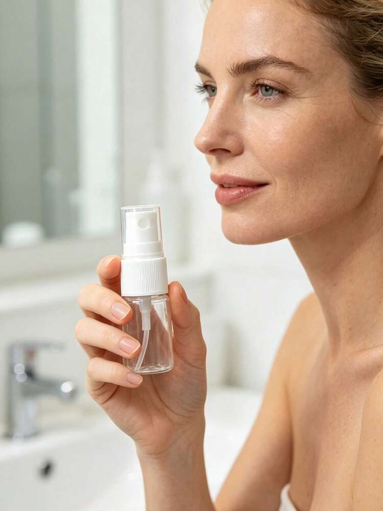 可補充式塑膠壓泵乳液分裝瓶附噴嘴與漏斗，便攜旅行化妝品容器，適用精華液、底妝、保濕霜，護膚品試用測試儲存瓶，小型旅行配件分裝瓶 - 彩色 - 查看 9