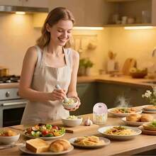 Cordless Electric Garlic Chopper And Mini Food Processor, Compact Portable Design Cordless Food Chopper With 1600RPM Motor Speed, Rechargeable Battery USB Charging Garlic Crusher - Ideal For Garlic, Ginger, Onion, Vegetables Chopping In Kitchen - Multicolor - View 4