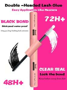 Dual-Head Long-Lasting Waterproof Eyelash Glue, Gentle On Skin, Non-Irritating, Easy To Remove Without Residue, Suitable For Makeup Beginners And Daily Beauty - Multicolor - View 3