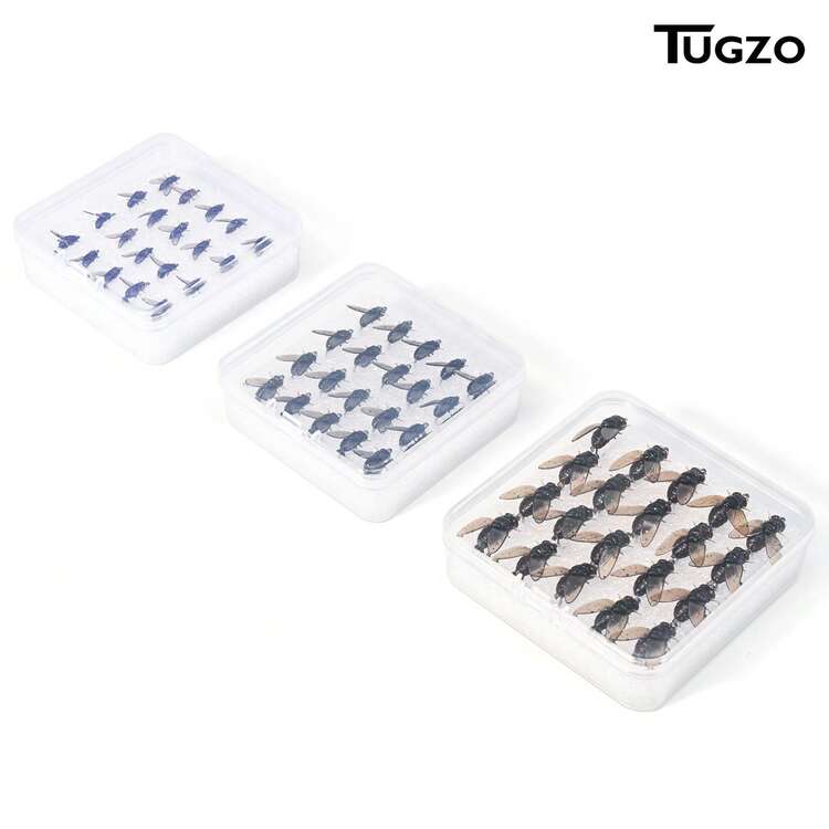 LEOFISHING 20pcs Bionic Fly Fishing Lures, Simulated Fly Fishing Bait Hooks, Fly Fishing Lure Set, Suitable For Saltwater And Freshwater Fish, 3 Sizes - Multicolor - View 10