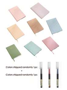 A5/A7/C6 Morandi Notebook, Meeting Notes, Artistic And Fresh Planner, Student Diary, Back To School, Gift - Multicolor - View 6