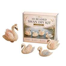 1 Set DIY 3D Animal Beaded Embroidery Kit, Bird Beaded Handmade Craft With Instructions, Cute Beaded Art Handmade Bird Gift, Suitable For Beginners And Craft Enthusiasts - Multicolor - View 6