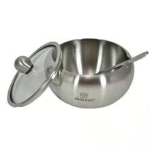 Cukiernica Z łyżeczką, Stal, 460ml Kinghoff - Silver - View 3