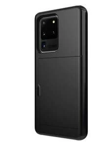 For Galaxy Case, Anti-Drop Two-In-One PC Card Case For Mobile Phone, Suitable Compatible With Apple 17 Promax 17 Pro 17e 16E 15 14 13 12 11 18 Models. 2-In-1 Shock-Proof Mobile Phone Protection Case, With Card Slot And Wallet-Style Design. - Black - View 50