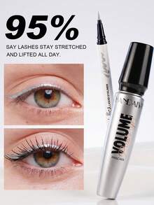 HANDAIYAN Waterproof Volumizing Curling Mascara With Eyeliner, 24-Hour Smudge-Proof Long-Lasting Clump-Free, Suitable For Daily, Party, Halloween Makeup - View 4