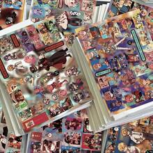 8pcs Toilet-Bound Hanako-Kun Anime Sticker Decals, 2D Cartoon DIY Notebook Scrapbooking Material, Waterproof Stickers - Multicolor - View 2