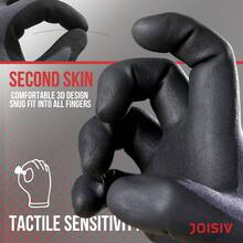 JOISIV 22 Pairs Unisex Nylon Work Gloves, Microfoam Coated Safety Gloves, Touchscreen Compatible, Strong Grip, Breathable & Comfortable, Durable Protection, Suitable For Gardening, Construction, Warehouse, Auto Repair And Outdoor Work - 22Pairs - View 6