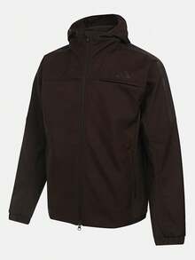 Adidas Men's SL WARM JKT Woven Hooded Jacket KG5180 - Black - View 1
