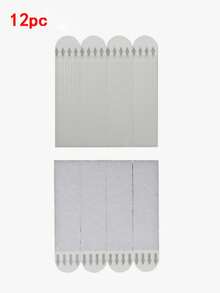 No Drilling | No Damage | Waterproof. 72/48/24Pcs Double-Sided Hook & Loop Strips With Strong Removable Adhesive. Hang Frames, Artworks & Posters. Home Decor, Kitchen, Bathroom & Office. Easy Apply, Remove & Reposition - Damage-Free Walls. - Multicolor - View 13