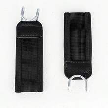 Logo‑Free Adjustable Iron Hook Lazy Belt, Elastic Hook‑Loop Fastening Waist Buckle, No‑Buckle Paste Belt For Men Women, Convenient Elastic Waist Strap For Daily Casual Outfit Pants Accessory - A - View 3