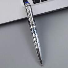 6pcs Premium Neutral Metal Retractable Ballpoint Pens, 3-Color Textured Office Writing Pens, Signature Pens, Perfect For Gifts And Business (1 Pen + 5 Refills) - Sets - View 7