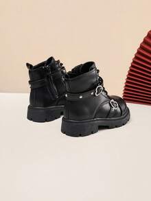 Girls' New Autumn/Winter Children's Boots, Boots, Ankle Boots - Black - View 5