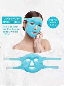 1pc Hot & Cold Gel Eye Mask, Summer PVC Cold Compress & Hot Compress Beauty Eye Patch, Ice Cooling Eye Mask - Multicolor - View 4