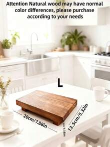 Stool Tray, Sushi Tray, Tray Plate, Solid Wood Dining Tray, Suitable For Restaurant, Camping, Outdoor Use, Washable, Optional Sizes, Can Hold Food And Snacks, Also Can Be Used To Hold Soap And Towels - View 11