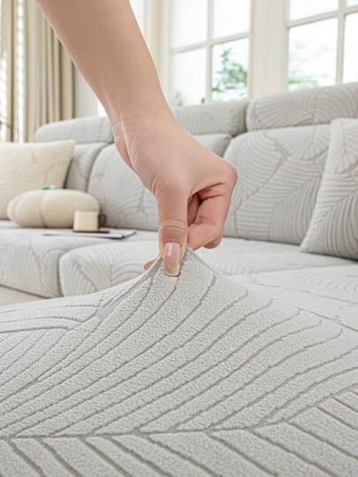 1pc Elastic Sofa Cushion Cover Backrest Cover Sofa Protector Easy To Remove And Wash Suitable For All Seasons Living Room Decor,Sofa Cover,Sofa Covers, Sofa Cover L Shape, Sofa Cover 3 Seater, Large Cushion Covers, Large Cushion Cover, Sofa, Throws For Sofa