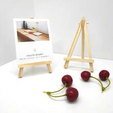 1/10pcs Portable Wooden Tripod Easel, Sturdy Painting Easel, Multi-Functional Mini Easel, Suitable For Adult Artists Painting And Photo Display, Back To School Art Supplies Easel Stand - A - View 1