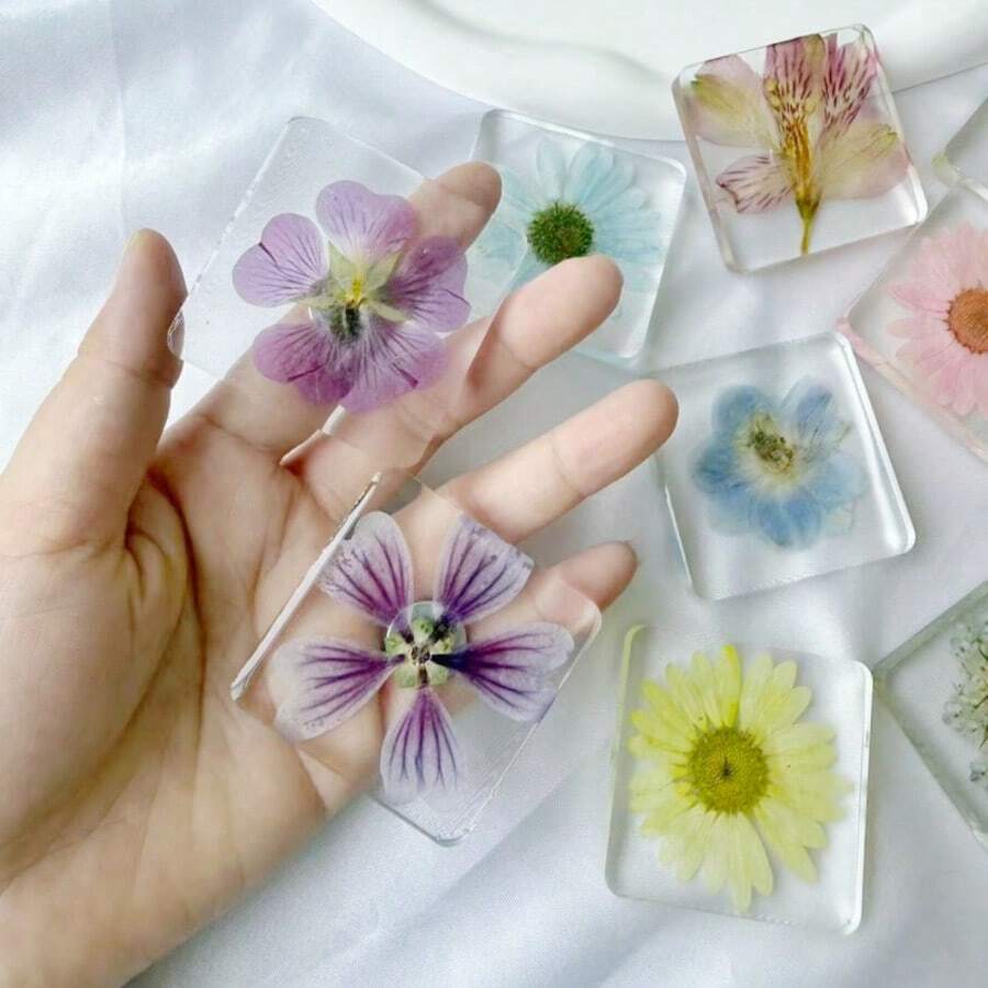 Fresh Daisy Flower Fridge Magnet Display Board Magnetic Sticker Decor - A - View 1