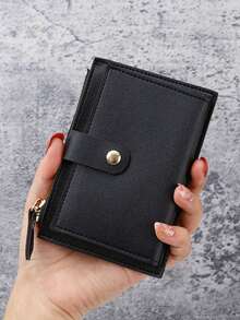 Customized Wallet & Card Holder - Women's Personalized Text Card Holder, Multi-Slot Wallet, Customizable Name; Perfect Gift For Girlfriend; Fashionable Solid Color Design, Unique Personalized Customization; Suitable For Girlfriend, Boyfriend Or Friends; Valentine's Day, Bridesmaid, Wedding, Birthday, Mother's Day And New Year Gifts; Travel Essential. - Multicolor - View 12
