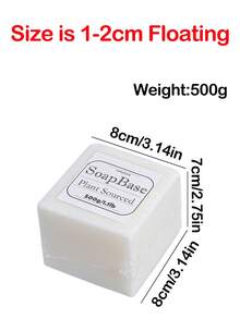 500g Handmade Soap DIY Soap Base White/Transparent Soap Raw Material Creamy White DIY Materials Transparent Plant-Based Soap Base Soap Block DIY Gift - Soap - View 9