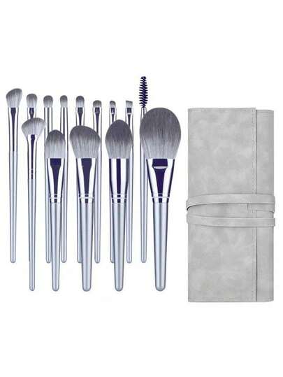 14-Piece Makeup Brush Set, Including Powder Brush, Eyeshadow Brush, Blush Brush, Eyebrow Brush And Lip Brush, A Perfect Gift For Friends And Family, Suitable As Birthday Gift Or Mother's Day Gift.
