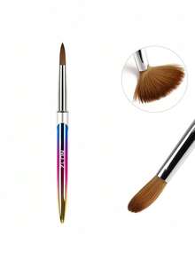 Kolinsky Sable Acrylic Nail Brush Set - High Quality, Odorless, Suitable For Acrylic Application, Nail Extensions And Home Nail Salon Use - Suitable For Beginners And Professionals - Multicolor - View 8