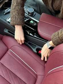 4/2pcs Car Seat Gap Filler Storage Box, Anti-Leak & Anti-Drop, Suitable For Phone And Small Items, Center Console Side Armrest Storage Box, Car Interior Decoration, Unisex Car Essential, Car Interior Decoration, Cup Holder, Car Storage Organizer Box - Multi-color - View 11