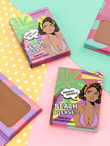 MISSLYN 1入 Beach Please! 蜜粉盤，自然陽光親吻古銅色，敏感肌友善，臉部修容蜜粉盤，日常/派對/夏季，金色古銅/陽光親吻/輪廓臉部，古銅粉，萬聖節妝容 - #68 Dune Whisper - 查看 7
