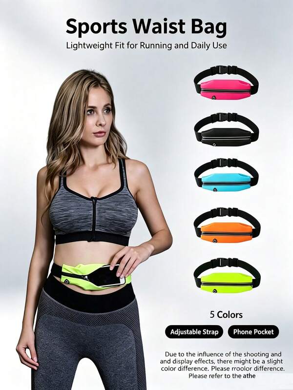 Sports Waist Bag/Crossbody Bag, Suitable For Running, Hiking, Cycling, Fitness And Other Sports, Multiple Colors Available, Fashion Casual Minimalist Style, Holiday Gift, Students.