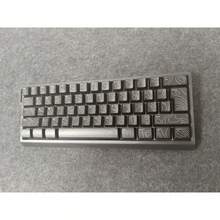60% Transparent Wired Keyboard, No Numeric Keypad, With Contoured Keycaps, Mini Gaming Keyboard 61 Keys, Equipped With Genuine RGB Backlight Effect, Detachable TYPE-C Data Cable, Suitable For PC Gamers, Typists, Easy To Carry - Black - View 9