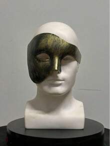 單眼半臉面具情侶套組，經典化裝舞會婚禮萬聖節服裝配件 - 多款式 - 查看 2