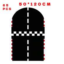 1pc/65pcs 2D Flat Chiara Arch Racing Backdrop - Durable Lycra Spandex Fabric, Black & White Checkered - Suitable For Event And Party Decoration (Stand Not Included) - Multicolor - View 15