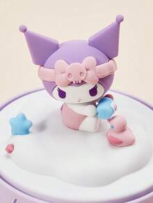 Miniso Sanrio 授權 Cinnamoroll LED 小夜燈，可愛玻璃燈罩裝飾燈，女孩系列裝飾禮品 - -紫色 - 查看 2