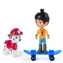 Anime Character Statues, Busts And Models, Spin Master PAW Patrol Mayor Goodway & Rubble Character Figure Set, Rotating Heads And Movable Limbs, Collectible Toy Figures, Desk Display Decorations, Idea For Birthday Gifts, Party Favor, Christmas Gift, Stocking Fillers, Fans - Multicolor - View 14