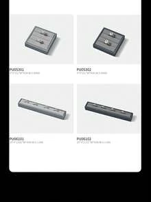 Oirlv 奢華皮革珠寶戒指展示架收納托盤，戒指收納展示托盤 - 灰色 - 查看 5