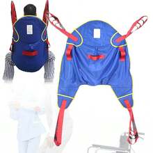 Waterproof Padded Bed Transfer Nursing Sling For Patient - Elderly Transfer Helper, Patient Lift Sling Full Body Medical Lift Equipment Transfer Belt 6 Hanging Rope[A Good Gift For Family And Friends] - Default - View 3
