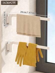 Kitchen Sink Organizer Rack Wall-Mounted Rotating Storage Rack Dishcloth Holder Towel Rack Sink Draining Rack No-Drill Bathroom Towel Bar Suitable For Home Kitchen And Bathroom Kitchen Supplies Kitchen Accessories Kitchen Tools - Style B - View 12