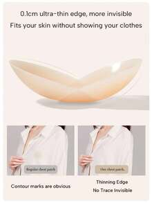 2-50pcs Silicone Adhesive Nipple Covers With Storage Bag, Suitable For Swimwear, Holiday Essentials, Travel Supplies, Adhesive Bras - Multicolor - View 10