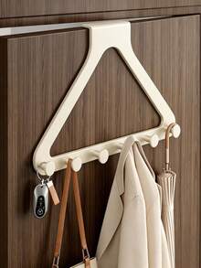 Triangular Door Hook, Over-The-Door Coat Rack, Made Of Steel Material, With Strong Stability And Load-Bearing Capacity, Suitable For Hanging Clothes, Bags, Keys, Hats, Etc., Suitable For 19 Holidays, 365 Days Use - Multicolor - View 4