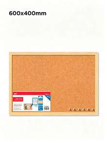 Wood Framed Cork Board, Durable Natural Pin Board, Easy Mount For Photos, Notes & Calendars, Wall Decor For Kids Bedroom, Study Desk, Office Dorm, Perfect For Students, Teachers & Office Workers To Organize Plans And Display Artworks - A - View 15