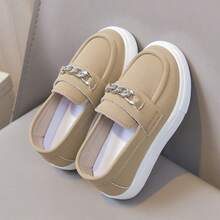 Boys, Girls, Slip-On Shoes, Lightweight, Comfortable, All Season, School, Gift - Khaki - View 5