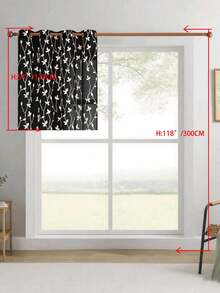 1pc/2pcs Premium Boho Style Embroidered Sheer Curtains For Living Room & Bedroom, Minimalist Line Art Voile Drapes, Fade Resistant Soft Light Blocking Breathable Home Decor, Easy To Install And Maintain - Black - View 43