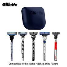 Gillette Razor Blade Head Travel Protection Case Compact And Portable, Drainage Holes Design - Multicolor - View 10