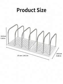 Bokhylla för skrivbord i rostfritt stål, justerbar hylla och mapporganizer med stabil plastbas, modern minimalistisk förvaringsställ för kontorsskrivbord, lämplig för skrivbord, bokhylla, hem eller kontor, för organisering och förvaring av böcker och mappar - Multifärgad - Visa 8