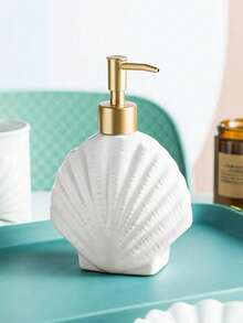 1pc Premium Minimalist Luxury Bathroom Ceramic Lotion/Shower Gel/Shampoo Dispenser Bottle - Multi-color - Style Random - View 10